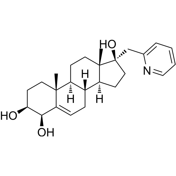 (3β,4β,17β)-17-(2-Pyridinylmethyl)androst-5-ene-3,4,17-triol 1393651-00-7